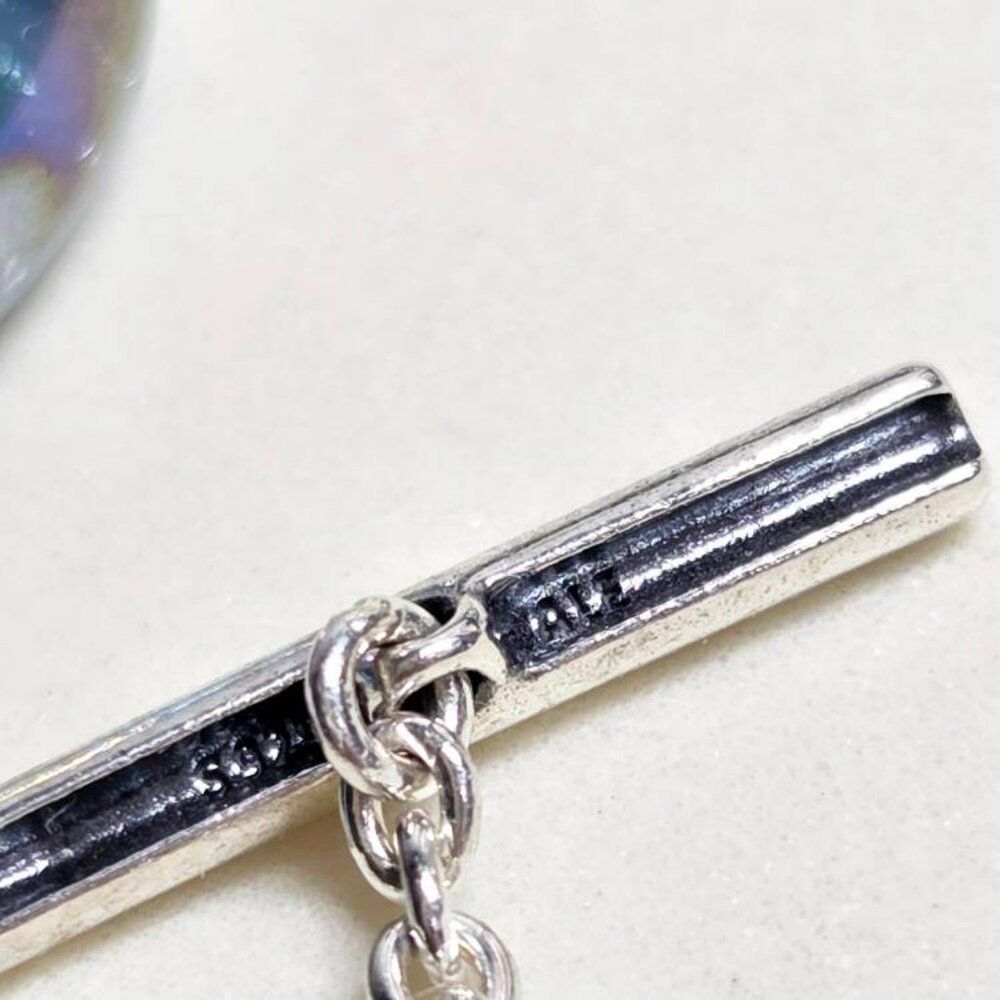 Authentic Pandora Heart Clasp Toggle Bracelet Ste… - image 3